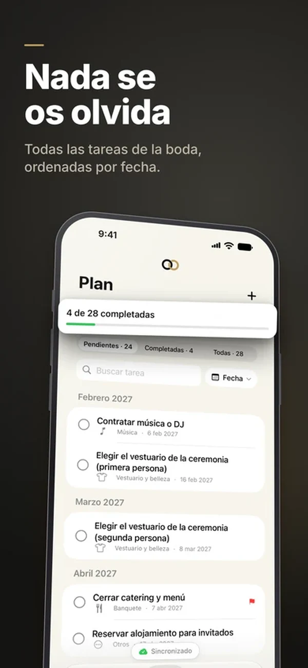 Lista de tareas con plazos